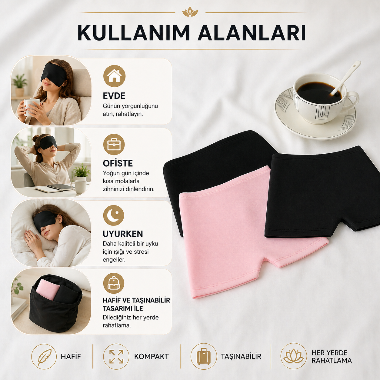 MİGREVİA™ Migren & Baş Ağrısı Rahatlatıcı Jel Maske | Sıcak & Soğuk Terapi | Anında Doğal Rahatlama
