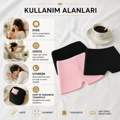 MİGREVİA™ Migren & Baş Ağrısı Rahatlatıcı Jel Maske | Sıcak & Soğuk Terapi | Anında Doğal Rahatlama